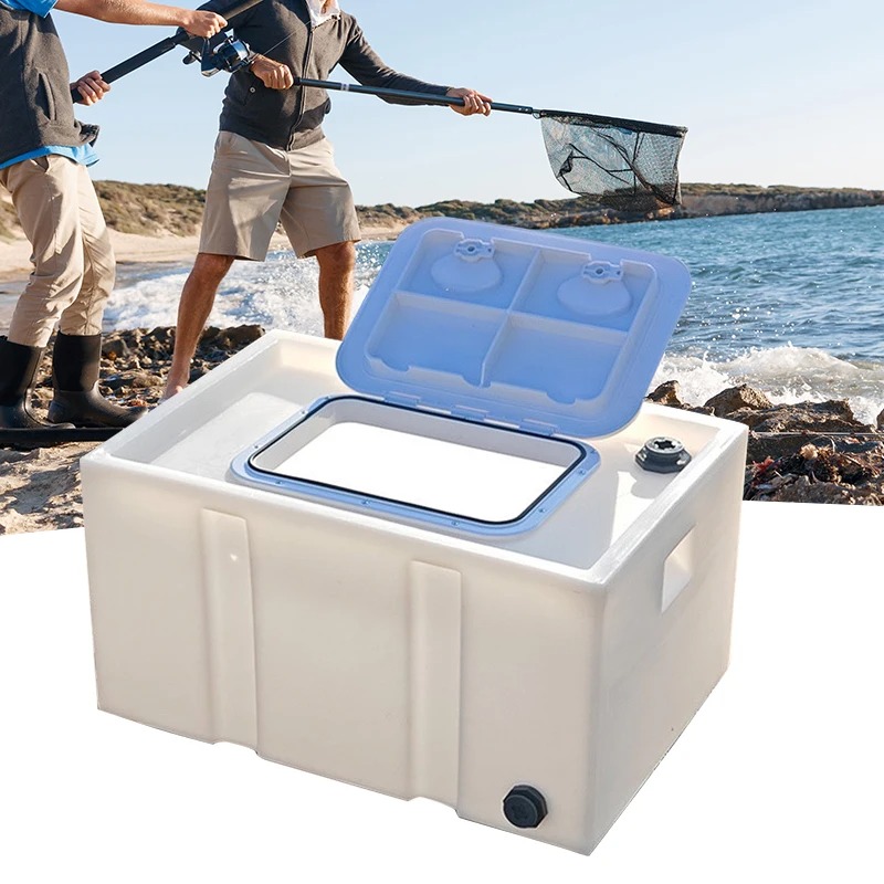 Aquarium Fish Live - 活魚バケツ 厚型 40L/60L/70L 新型車載釣り箱 輸送用 環境に優しいプラスチック製収納タンク