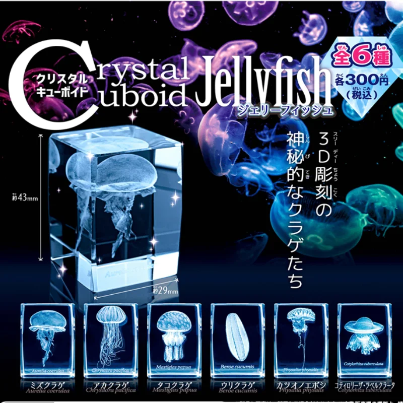 Aquarium Fish Keeping - 日本のゴラシオンフィギュア,3Dクリスタル,岩の鯉の水槽,かわいいカプセル,アニメの装飾ギフト