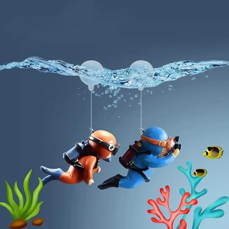Aquarium Fish Popular - 水槽飾り 水槽装飾品 水族館ギフト 人気の浮かぶ飾り物 宮崎駿 ブルーファッティ