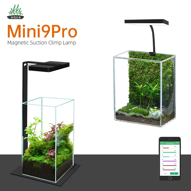 Aquarium Fish Light Lamp - WEEK AQUA Mag Pro USBナノ水槽ライト 水草育成用