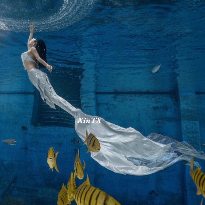Aquarium Fish Big Size - 大人用親子向けプロ仕様シミュレーションマーメイドフィッシュテール 大人用大型水槽パフォーマンススーツ