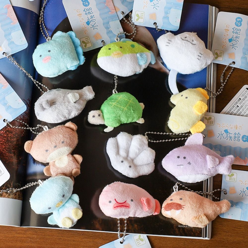 面白い漫画風水槽ぬいぐるみペンダント、ぬいぐるみペンギン、魚 - Aquarium Fish Keeping のレビューと価格