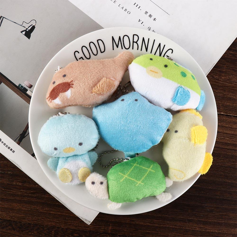 面白い漫画風水槽ぬいぐるみペンダント、ぬいぐるみペンギン、魚 - Aquarium Fish Keeping のレビューと価格