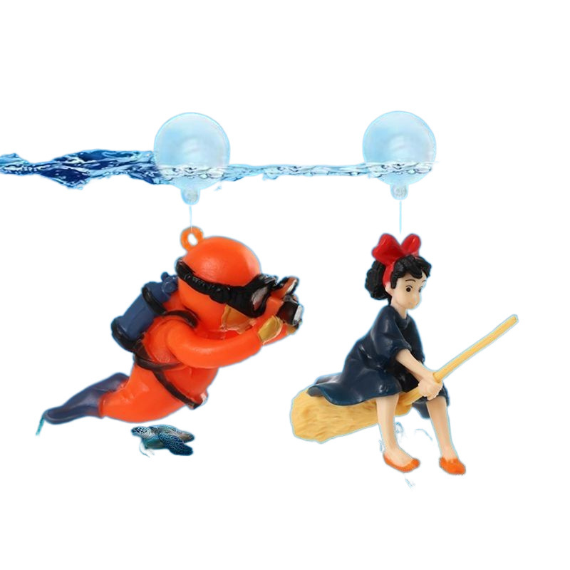 水槽ダイバー装飾品風景装飾水族館ギフト人気のフローティング、 - Aquarium Fish Popular のレビューと価格
