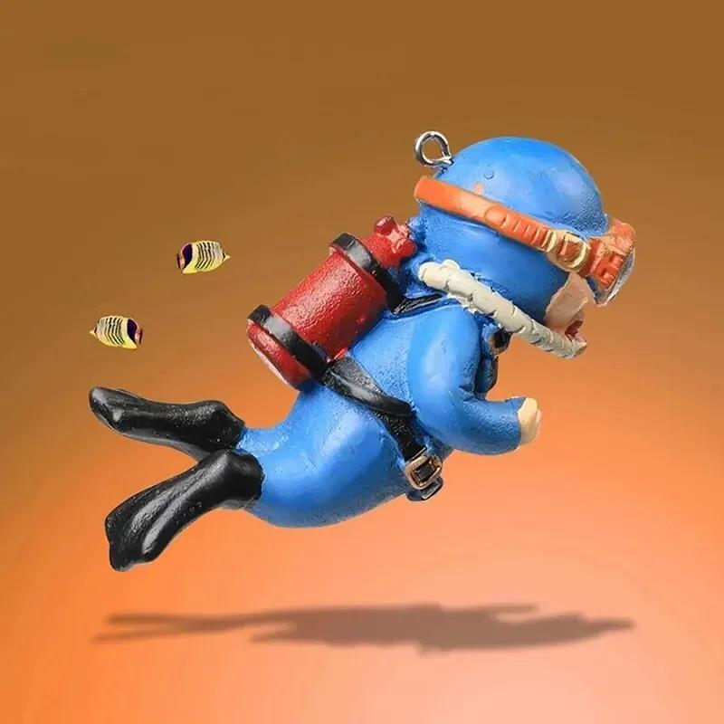 バイブフィッシュタンクダイバーオーナメント 水槽飾り 水槽ギ - Aquarium Fish Popular のレビューと価格