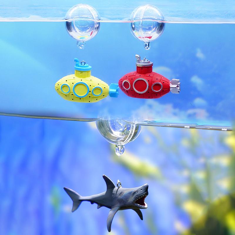 人気の浮かぶサメ型水中装飾、調整可能な無毒水槽飾り、家庭用魚 - Aquarium Fish Popular のレビューと価格