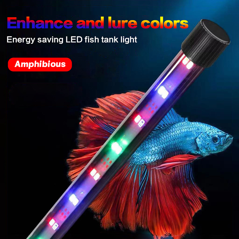 17-47 センチメートル USB プラグ水族館ライト LE - Aquarium Fish Light Lamp のレビューと価格
