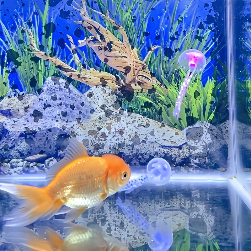 3/5個入り光るクラゲ水槽飾り、マルチカラーの浮遊オーナメン - Fish Toys For Aquarium のレビューと価格