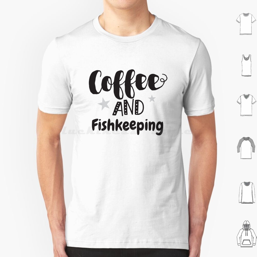 コーヒーと魚飼育Tシャツビッグサイズ綿100%レディース女性 - Aquarium Fish Big Size のレビューと価格