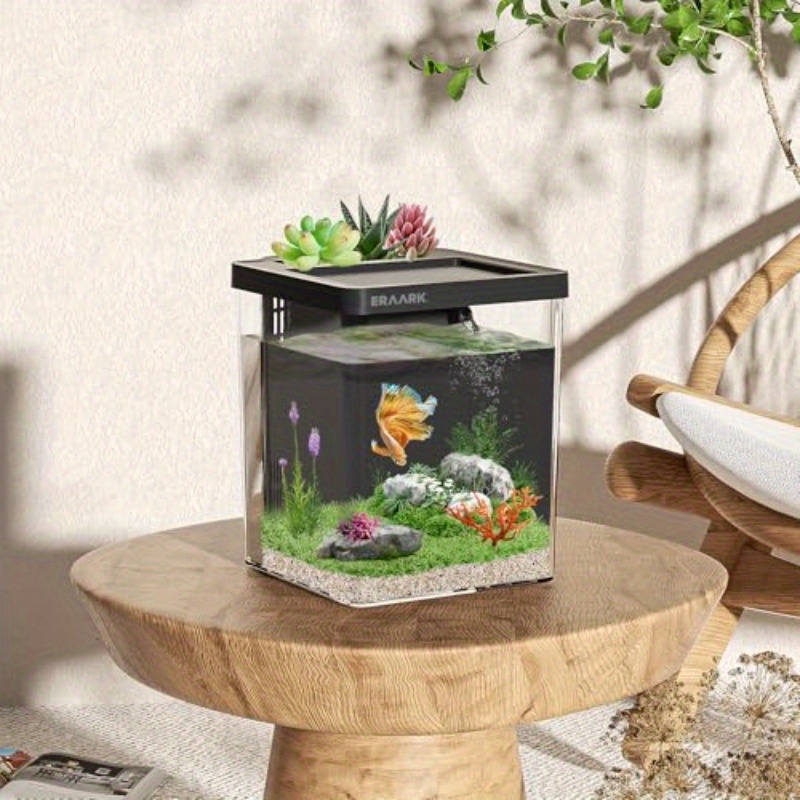 オフィス/自宅用デスクトップ水槽 フィルター付き 初心者向け - Aquarium Fish Keeping のレビューと価格