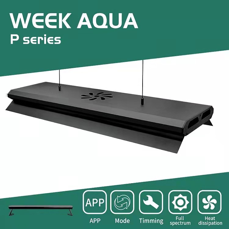 APP制御で高さ調整可能な大型水槽用LEDアクアリウムライト - Aquarium Fish Big Size のレビューと価格