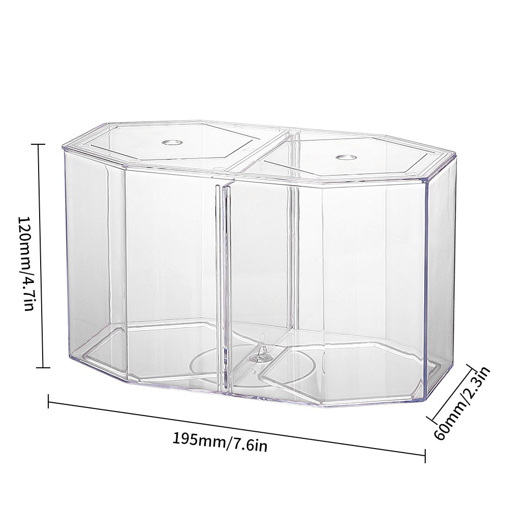 アクリル 2 分割グッピー水槽水族館ベタ金魚鉢透明水族館孵化 - Aquarium Fish Medicine のレビューと価格