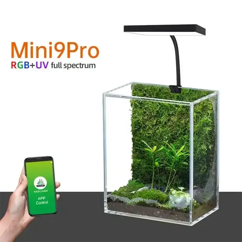 WEEK AQUA Mag Pro USBナノ水槽ライト 水 - Aquarium Fish Light Lamp のレビューと価格