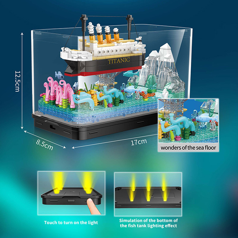 ミッククルーズラインのmoc-ビルディングブロック、海賊船、 - Aquarium Fish Keeping のレビューと価格