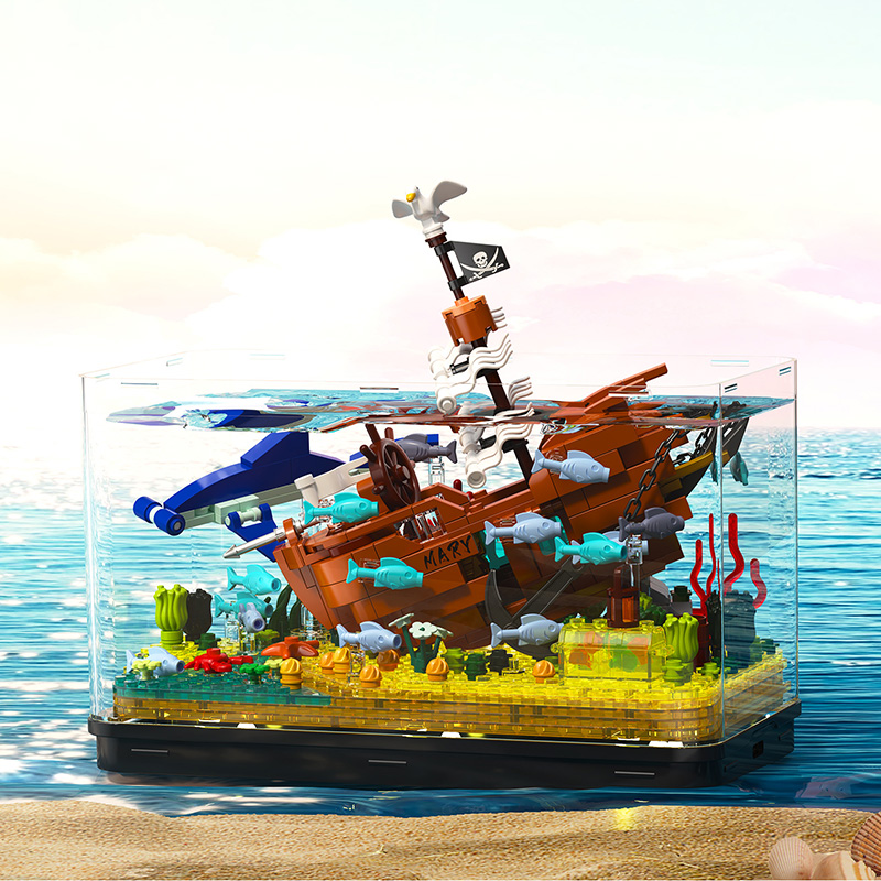 ミッククルーズラインのmoc-ビルディングブロック、海賊船、 - Aquarium Fish Keeping のレビューと価格