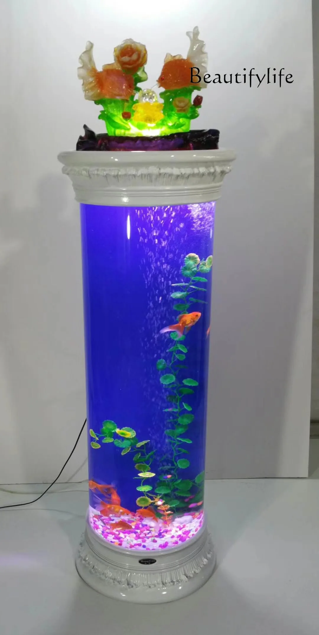 M L 魚タンク 大型・中型水槽 生態系水槽 卓上ガラス製  - Aquarium Fish Live のレビューと価格