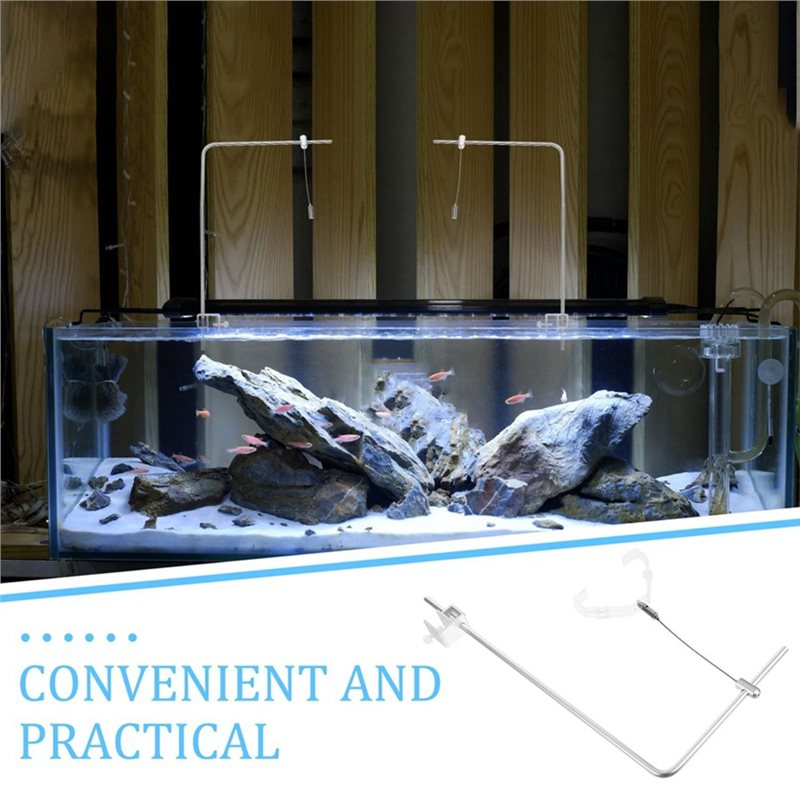 AB41-2個入り水槽ライトラックアルミブラケットクリップ付 - Aquarium Fish Light Lamp のレビューと価格