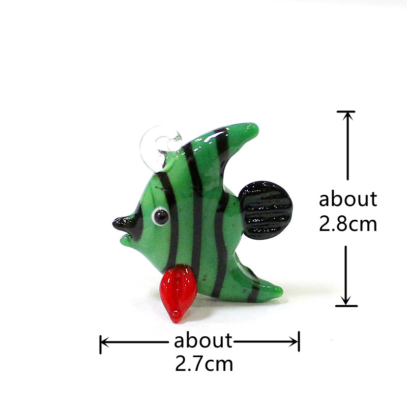 水族館の装飾アクセサリー,日本の熱帯魚の形をしたガラスのペン - Aquarium Fish Japan のレビューと価格
