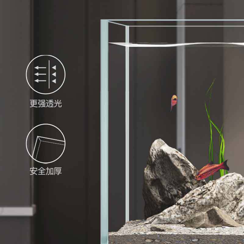Minjiang ストリームタンク造園水槽リビングルーム超白 - Aquarium Fish Live のレビューと価格