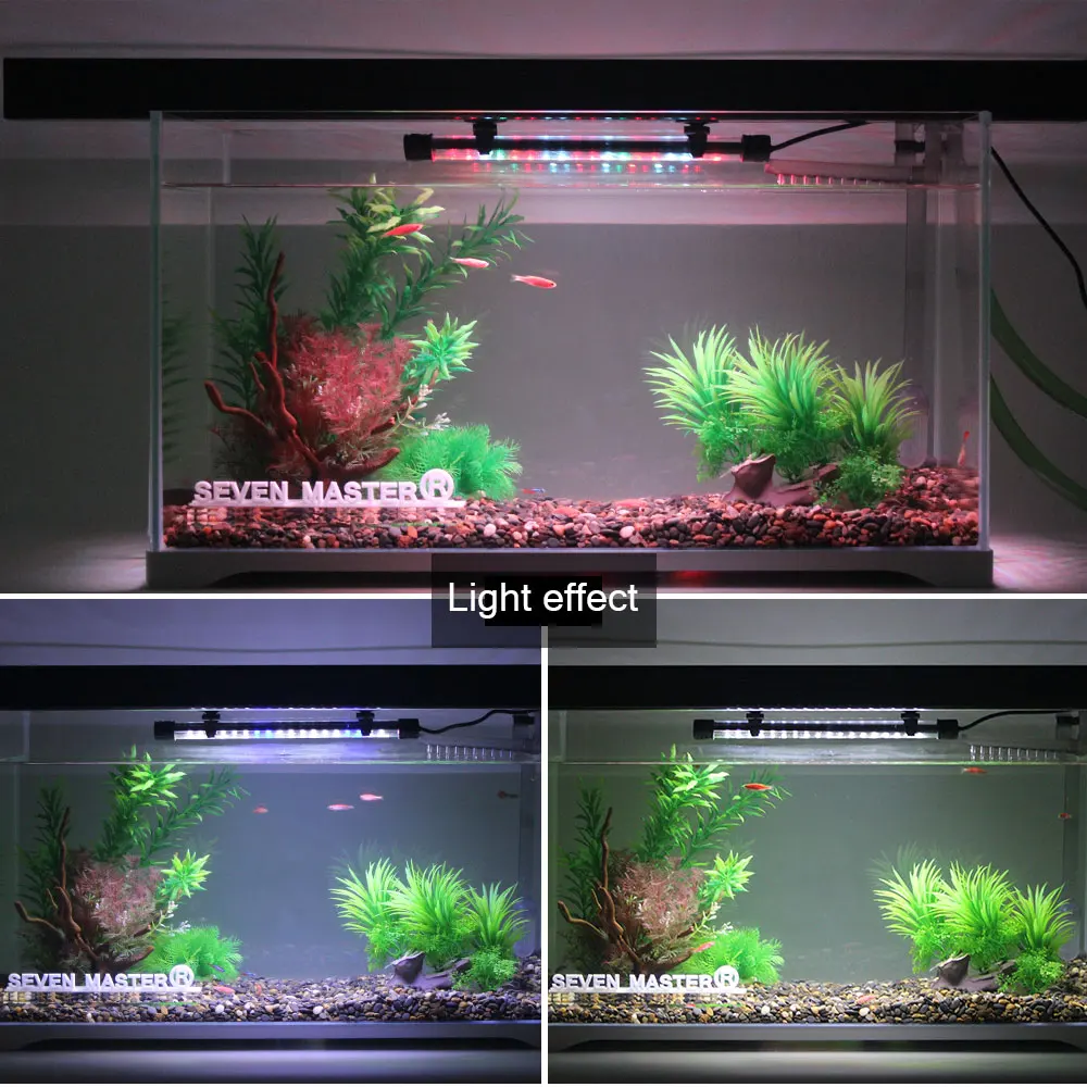 防水LED水族館植物成長ランプ,水槽ライト,水中水族館ライト - Aquarium Fish Light Lamp のレビューと価格