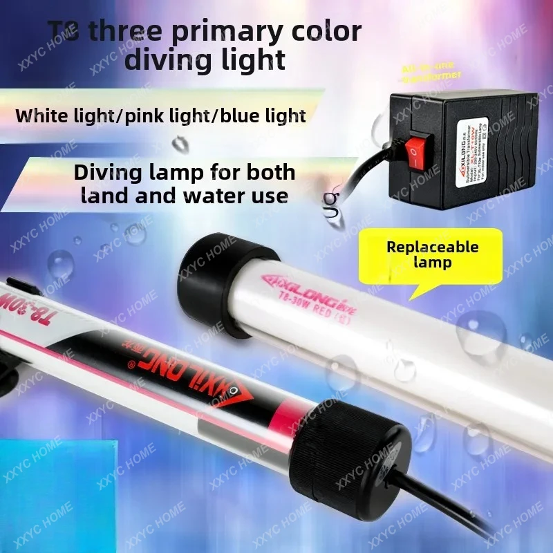 ZC水槽用ダイビングランプ、水草タンク、水槽用三原色太陽光、 - Aquarium Fish Light Lamp のレビューと価格