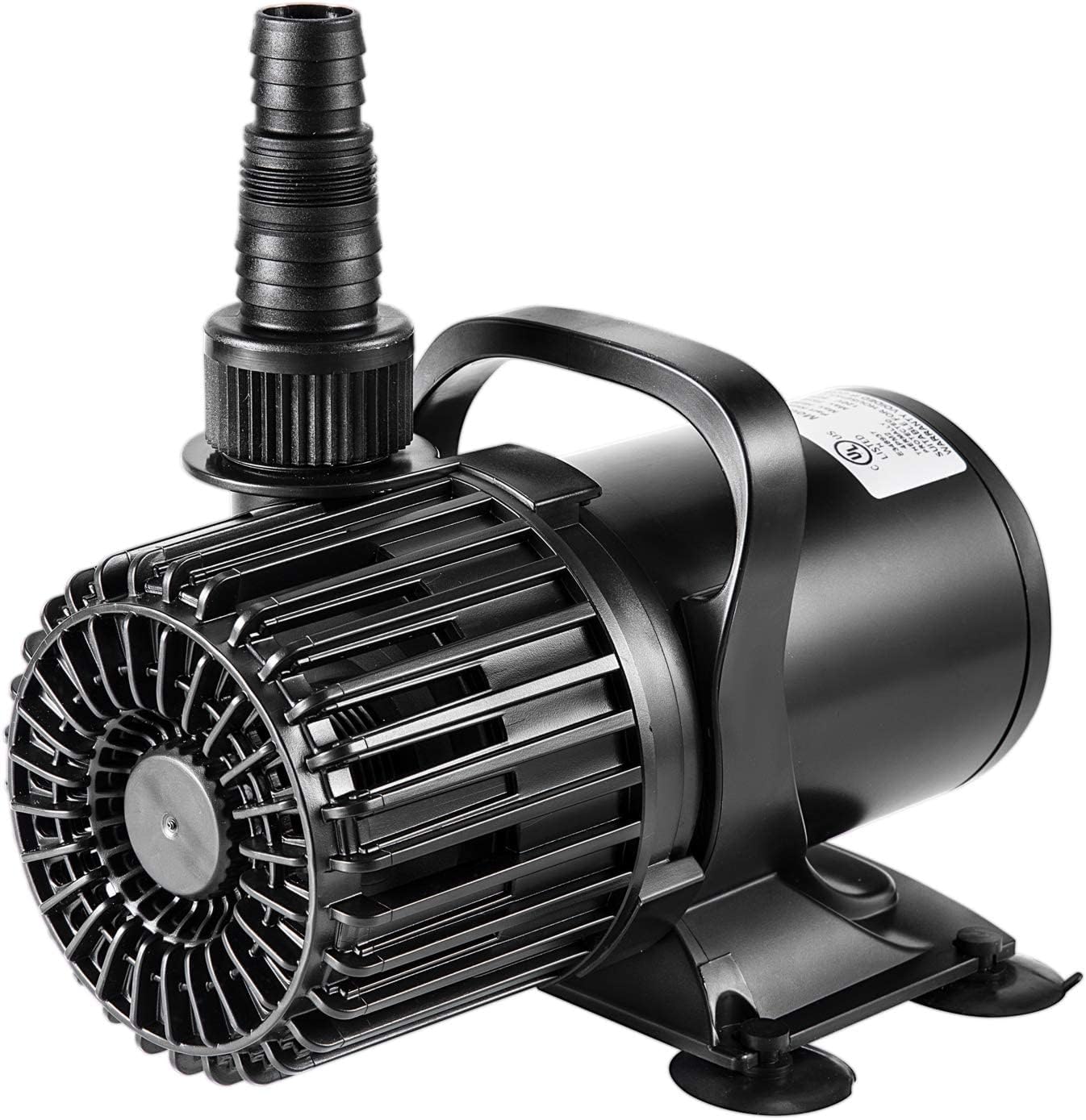 池、滝、水景装飾、水耕栽培用1600GPH水中ポンプ |   - Aquarium Fish Usa のレビューと価格