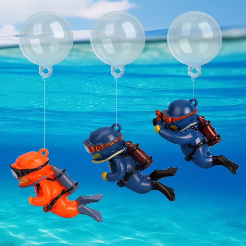 人気の水槽の装飾品ダイバー造園装飾水族館ギフト PVC フロ - Aquarium Fish Popular のレビューと価格