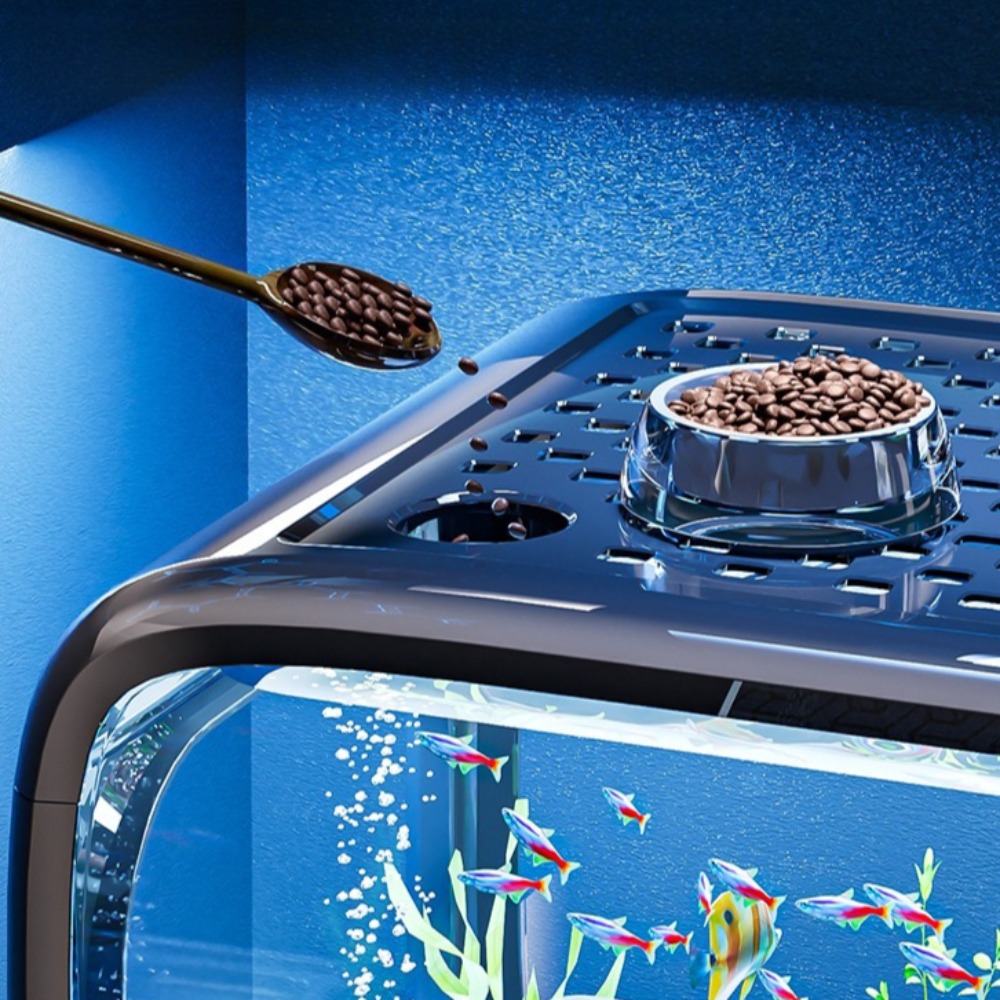 透明な高級水槽、耐久性のあるリビングルーム装飾、小型金魚水槽 - Aquarium Fish Live のレビューと価格