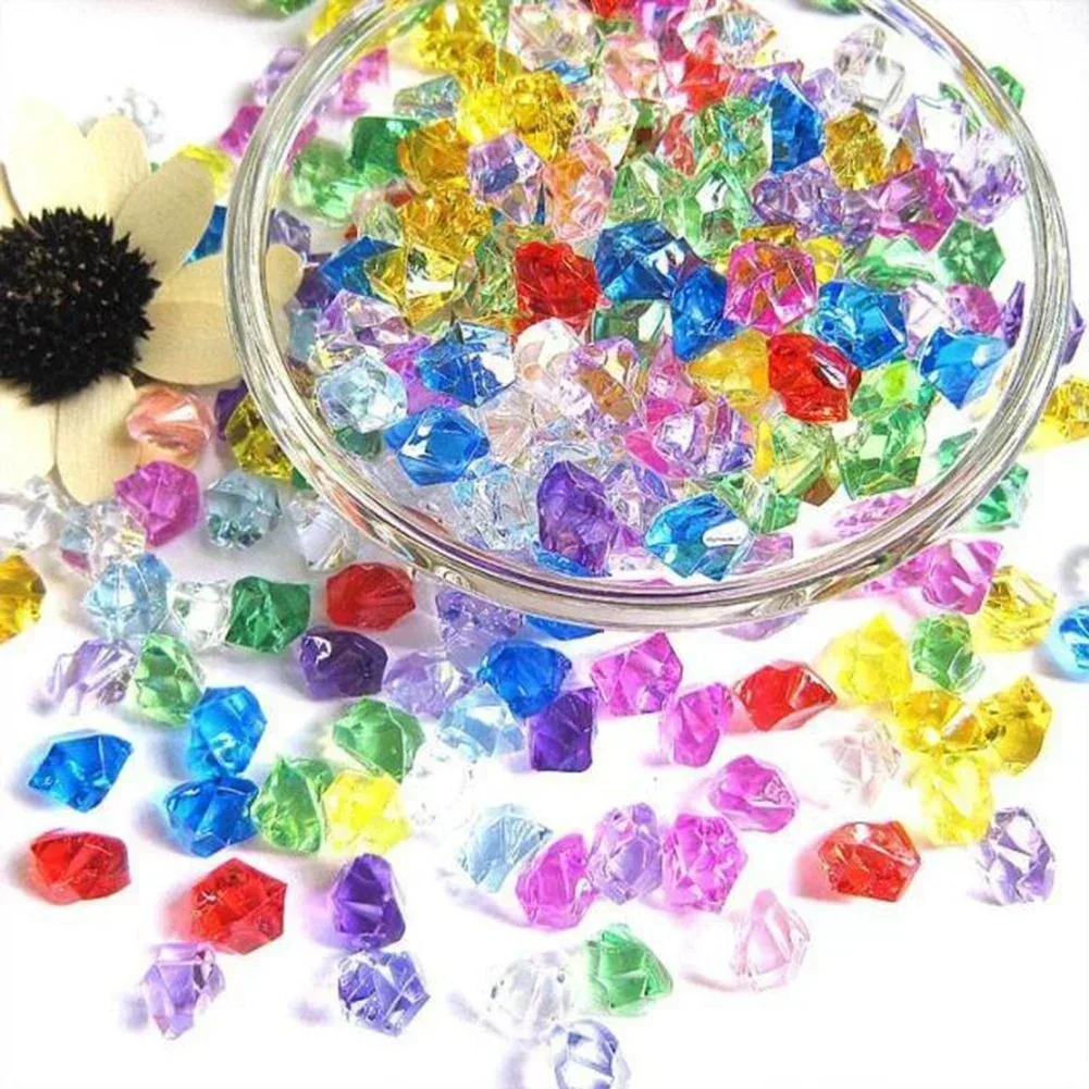 水槽用のカラフルなアクリル角氷,花瓶の装飾,植物フィラー,小 - Aquarium Fish Lego のレビューと価格