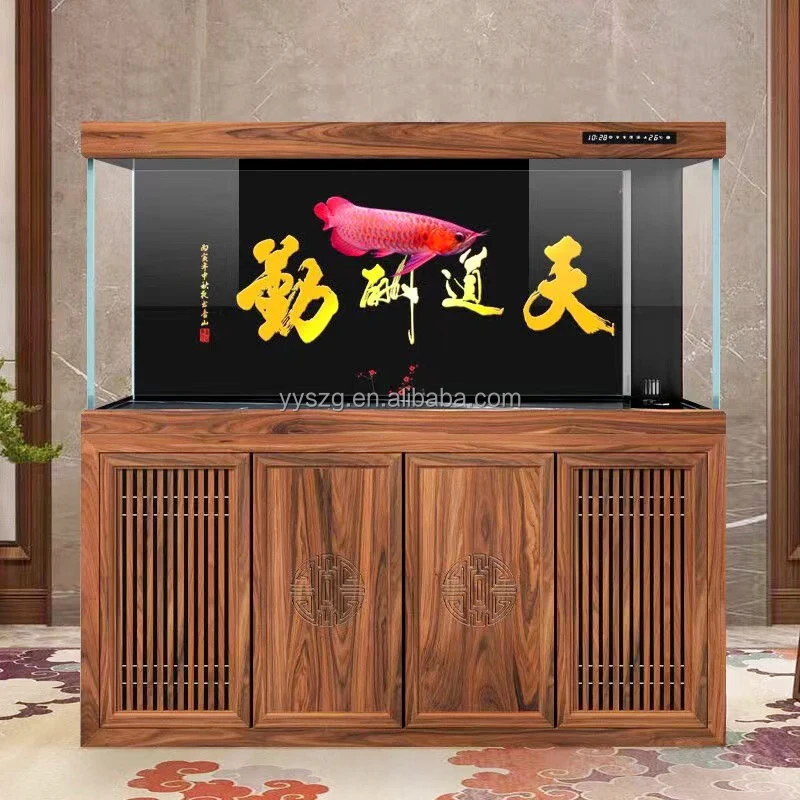 業務用高級ガラス製長方形壁掛け水槽、耐久性のあるリビングルー - Aquarium Fish Live のレビューと価格