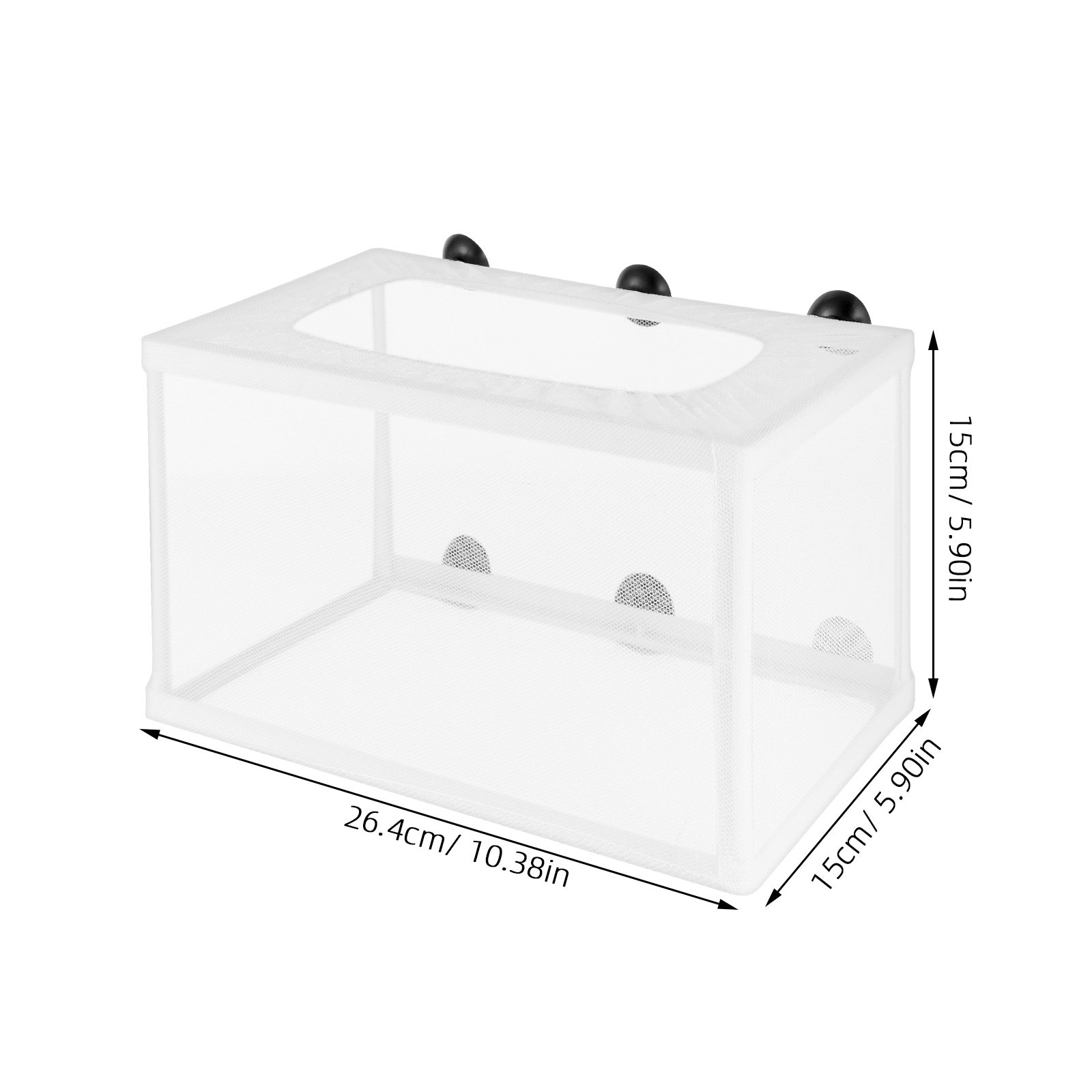 魚網 大型 ポリエステルフレーム 孵化器 水槽 吸盤式 繁殖 - Aquarium Fish Big Size のレビューと価格