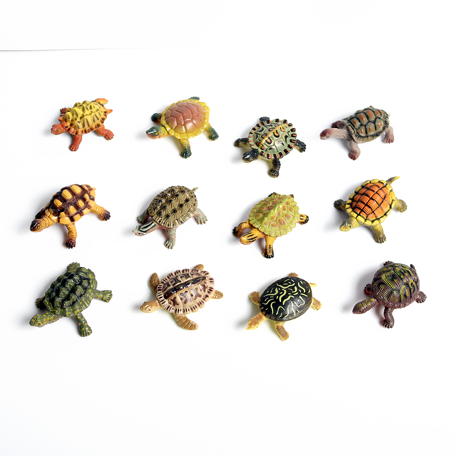 リアルなミニチュア潜水艦海タートルモデル、海の動物亀の置物、 - Fish Toys For Aquarium のレビューと価格